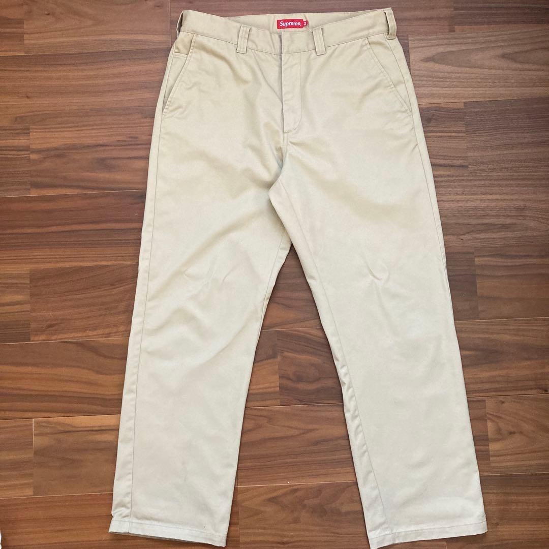Supreme Work Pant チノパンツ 34