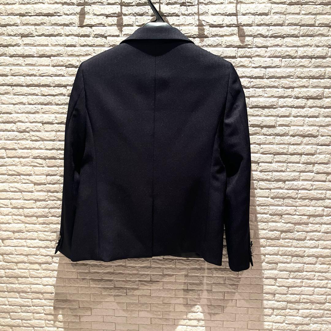 美品ワンダーファクトリー フォーマルスーツセット150 6点+蝶ネクタイ付