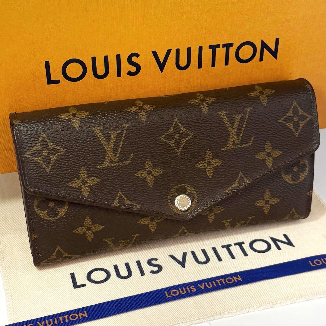 【美品】ルイヴィトン ポルトフォイユ サラ モノグラム 長財布 カード入れ16枚