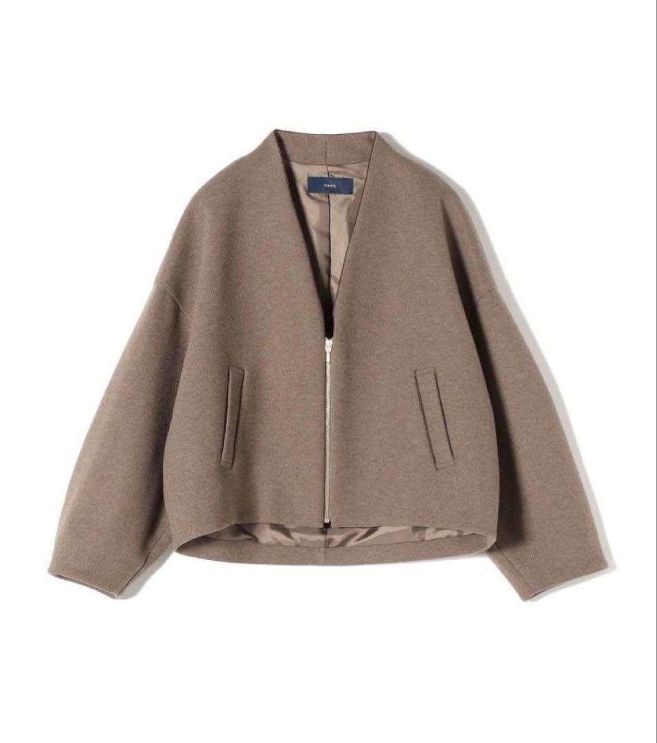 のーこ【2023AW】SHIPS パイピング デザイン ジップ ブルゾン