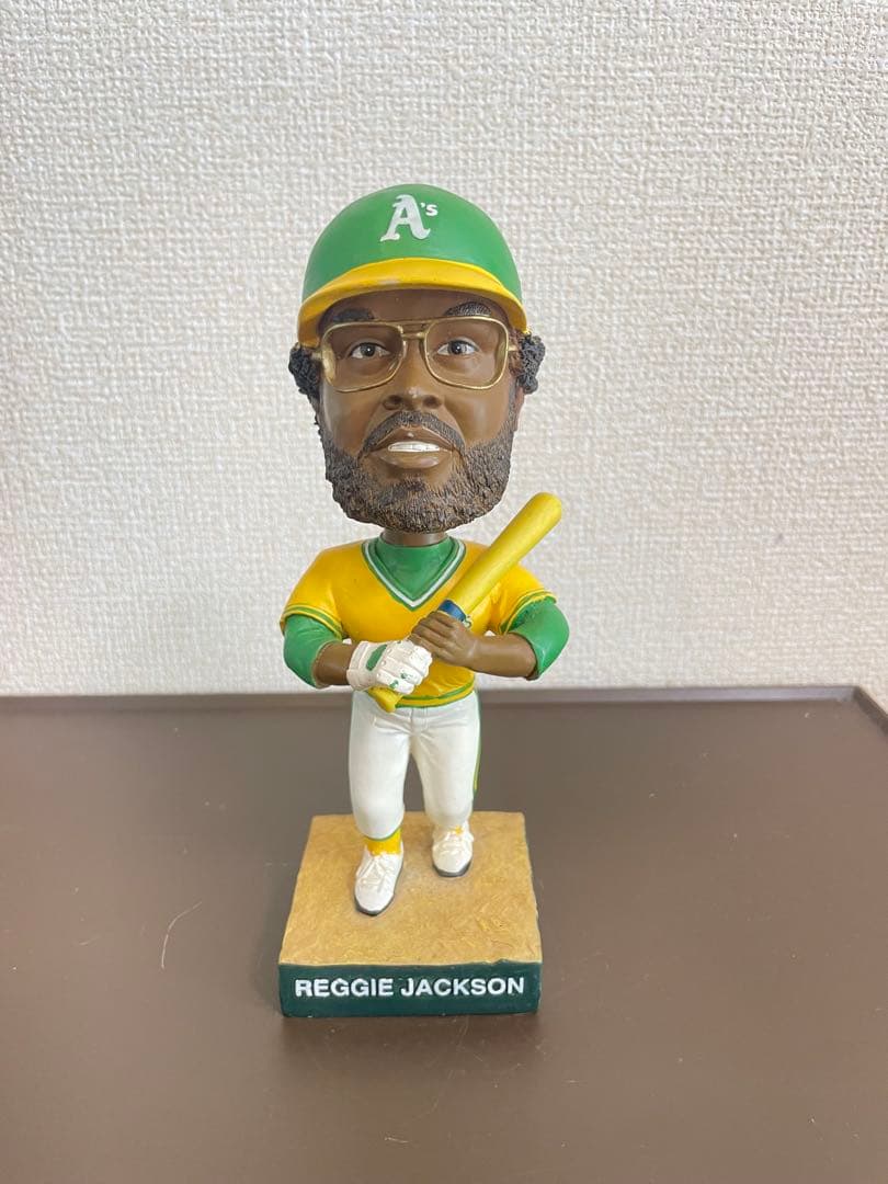 超レア！　レジージャクソン 球場配布ボブルヘッド 限定版