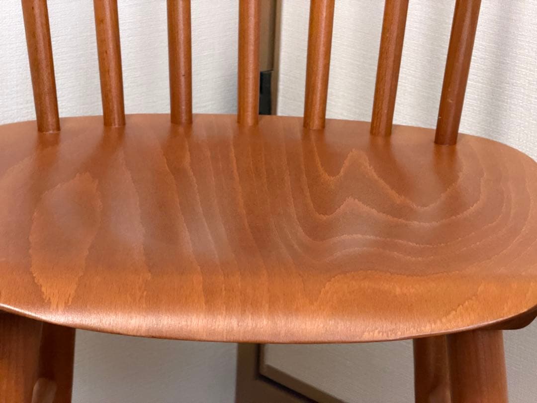 廃盤 TON ダイニングチェア unico 木製 北欧テイスト 椅子　２脚セット