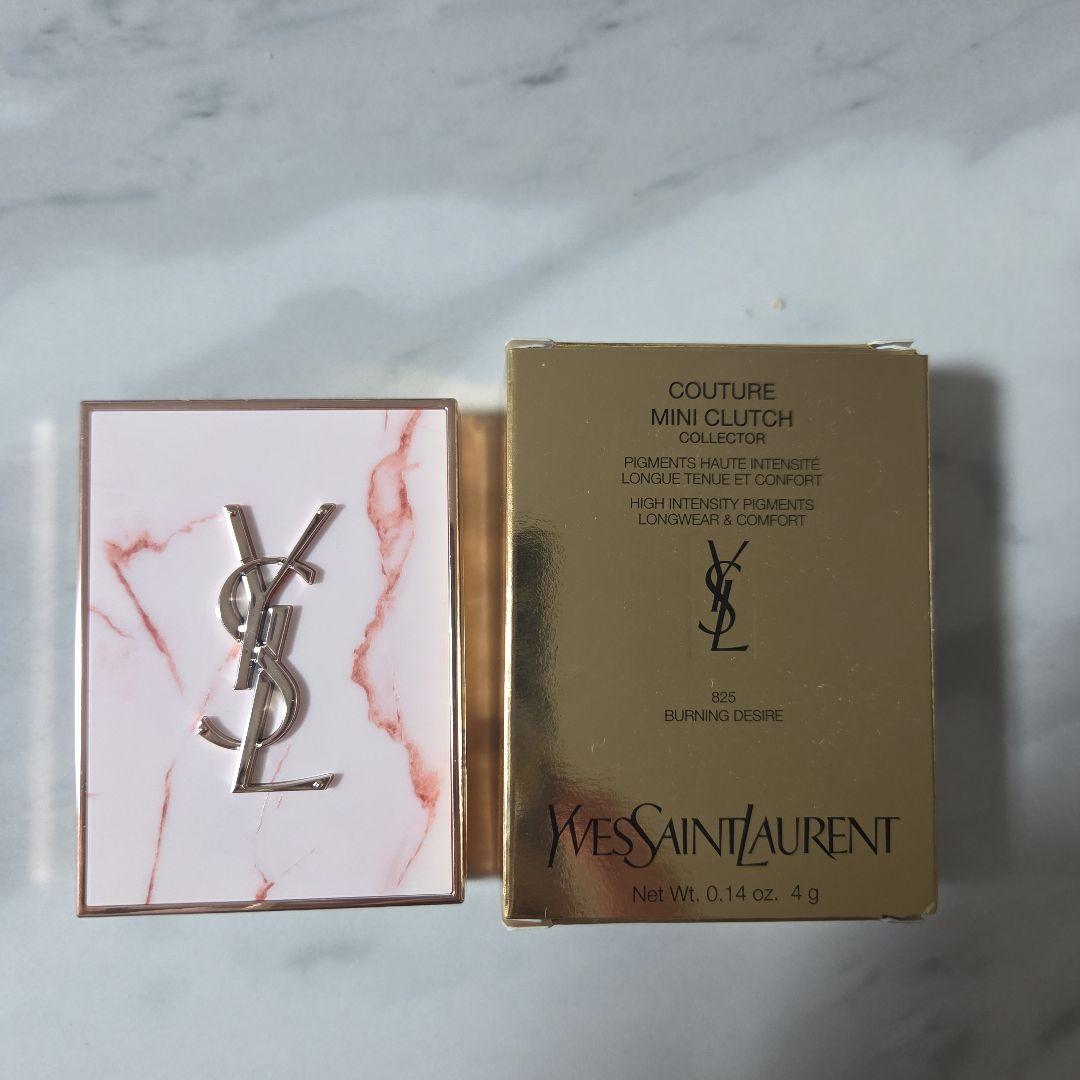 YSL 限定色 クチュールミニクラッチ 825 バーニングデザイア