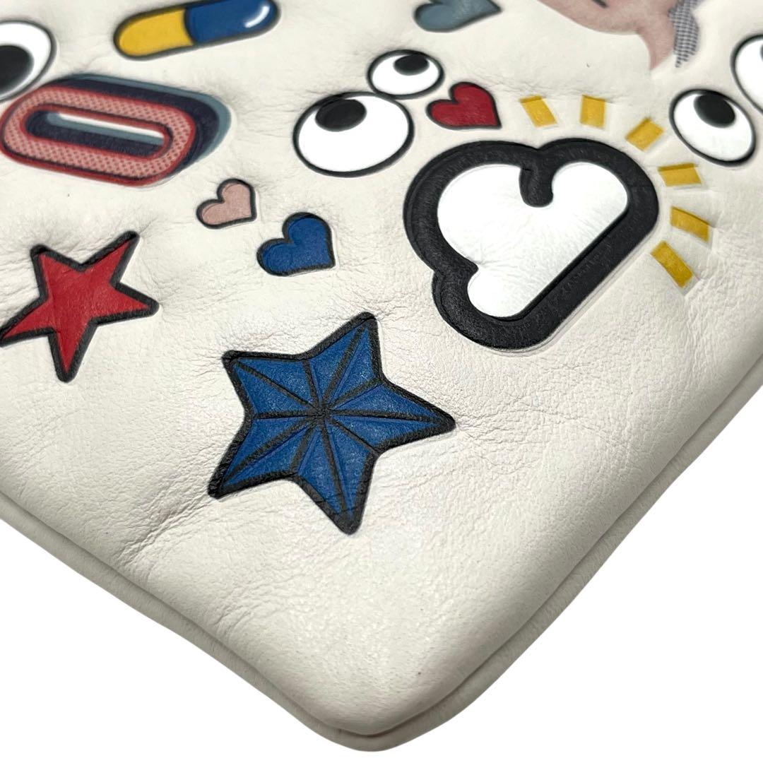 【美品】ANYA HINDMARCH アニヤハインドマーチ　クラッチバッグ