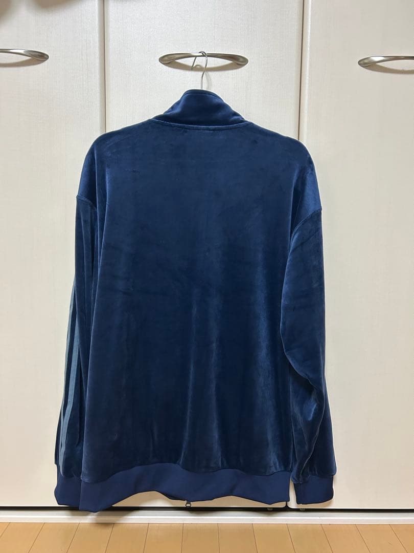 ga adidas ネイビー ベロアジャージ L