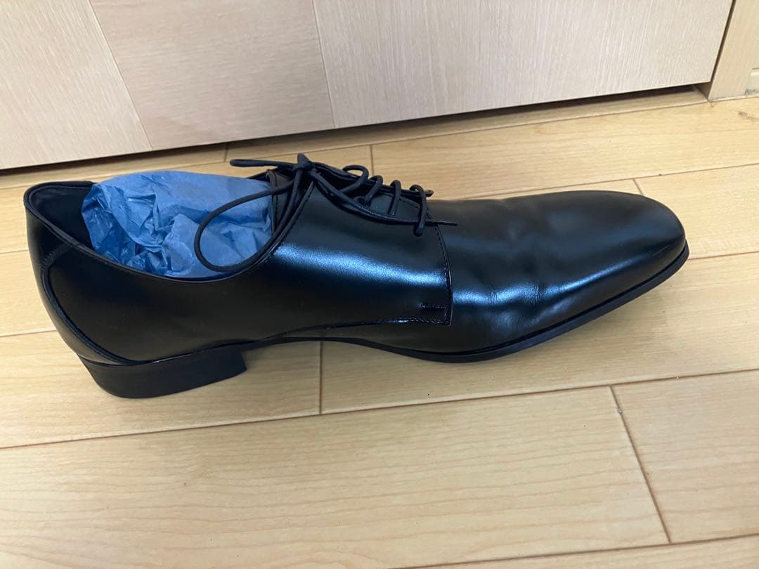 けい　結婚式　靴　メンズ用　27cm 黒のレザー ドレスシューズ