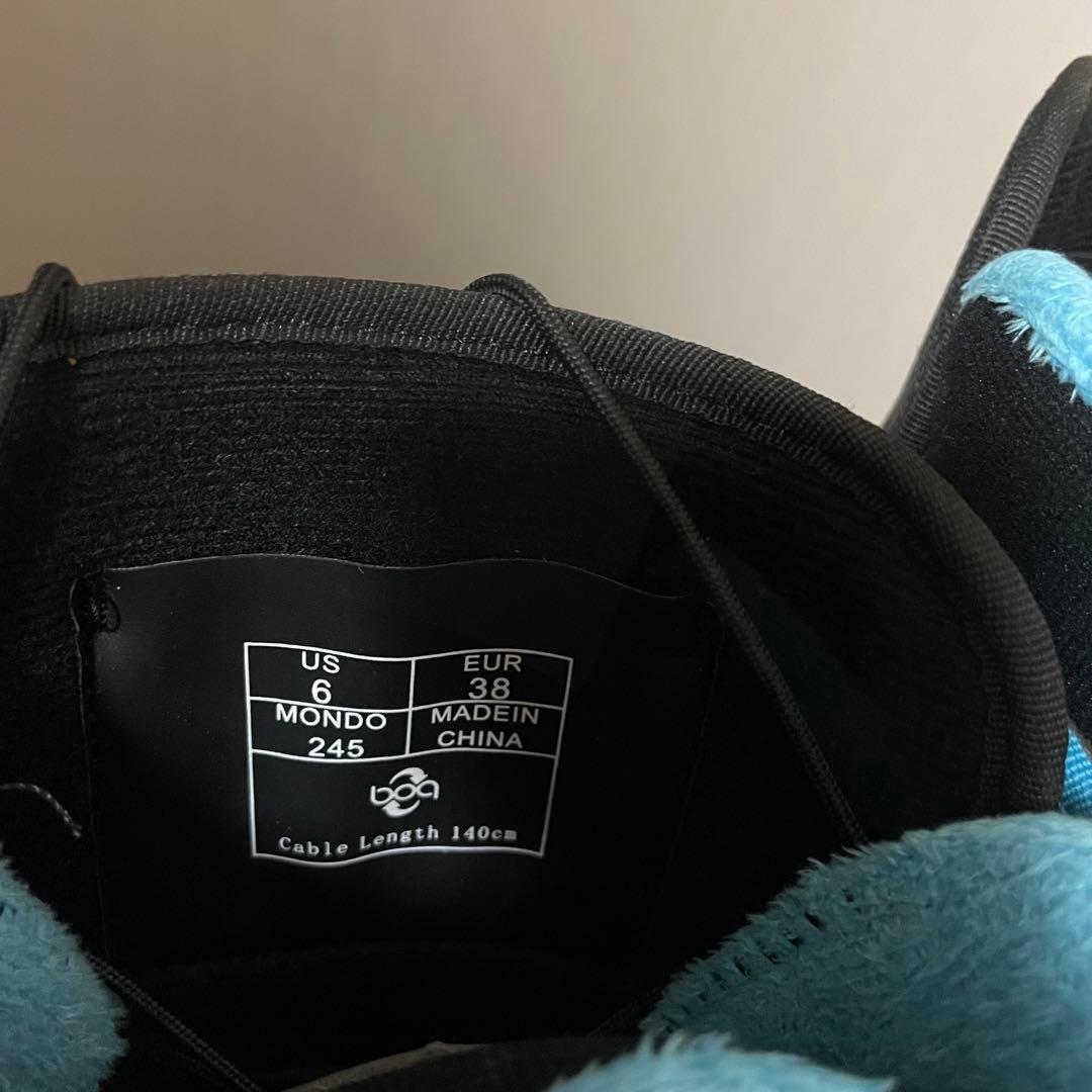 【美品】一回のみ着用　SLIB 女性用スノーボードブーツ ブラック24.5cm