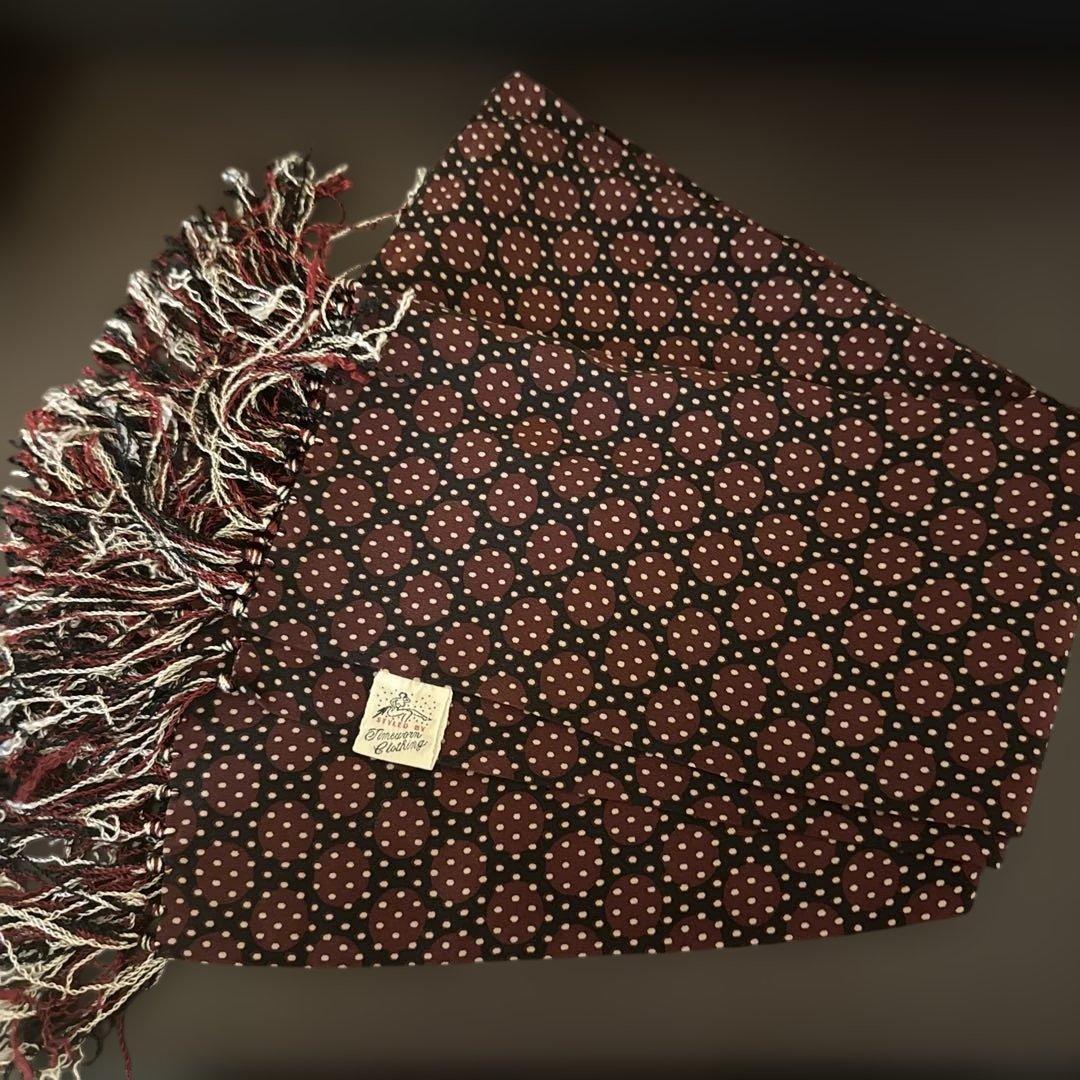 アットラスト　ストール　レッド