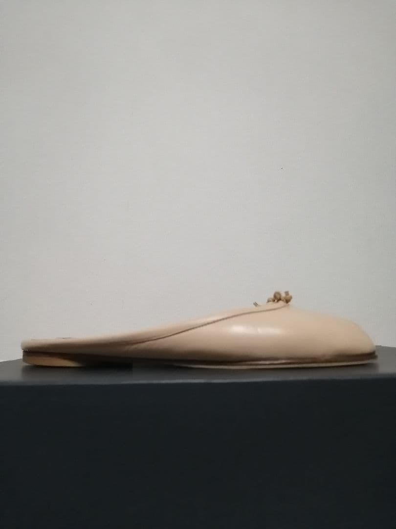 靴 Maison Margiela Tabi mule 37 nude beige