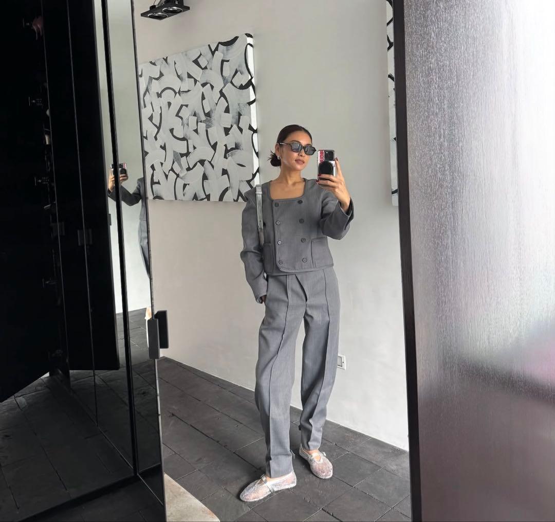 滝沢眞規子着用　ブロッサム　エイチカンパニー　ジャケット　タキマキ　韓国