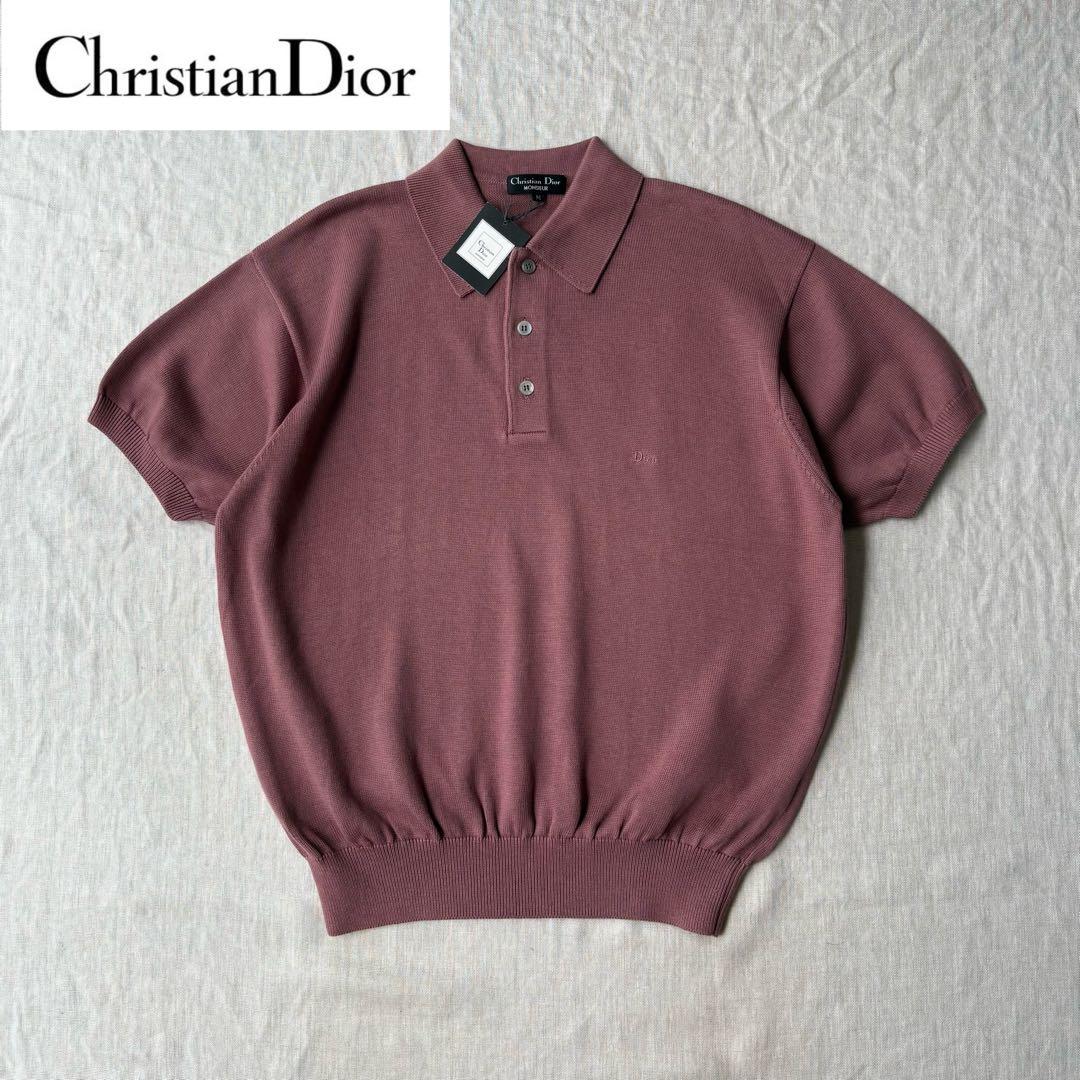 未使用 Christian Dior クリスチャンディオール 半袖 ポロシャツ