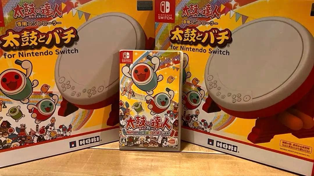 太鼓の達人switchバージョンソフト&タタコン2台セット