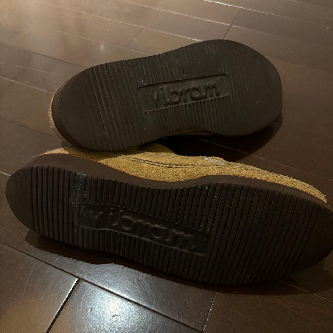 ベージュ スエード ワークブーツ レースアップ ラッセルモカシン 8E 美品