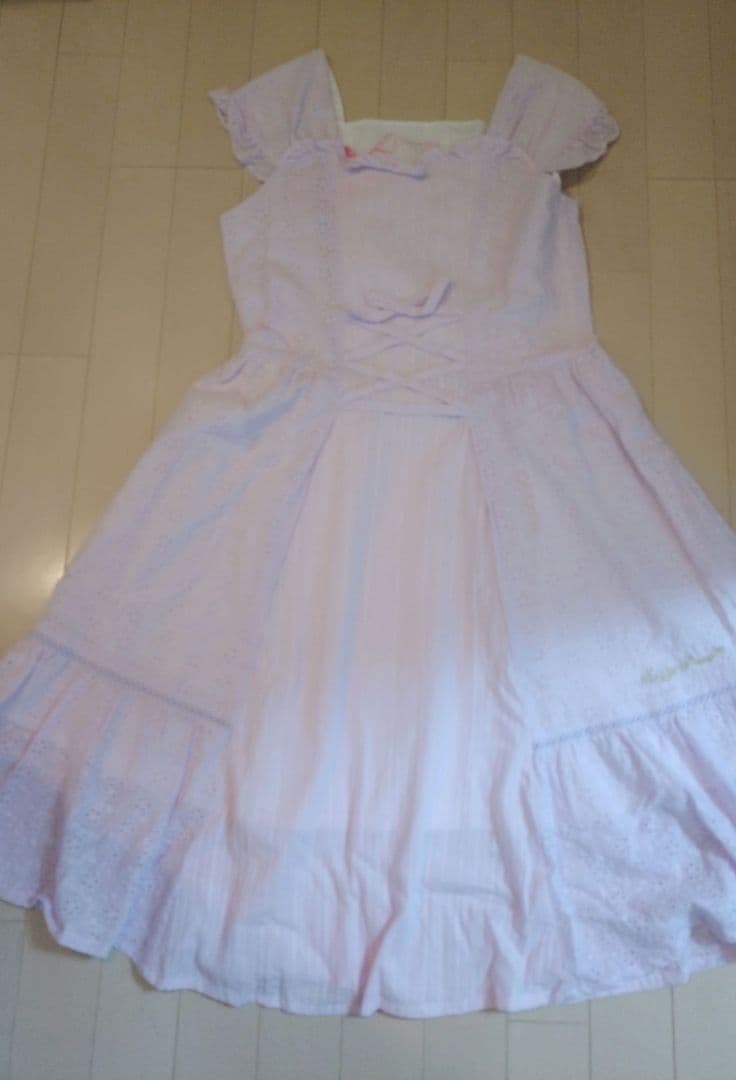 新品未使用 メゾピアノ ジュニア ワンピース ラベンダーL160