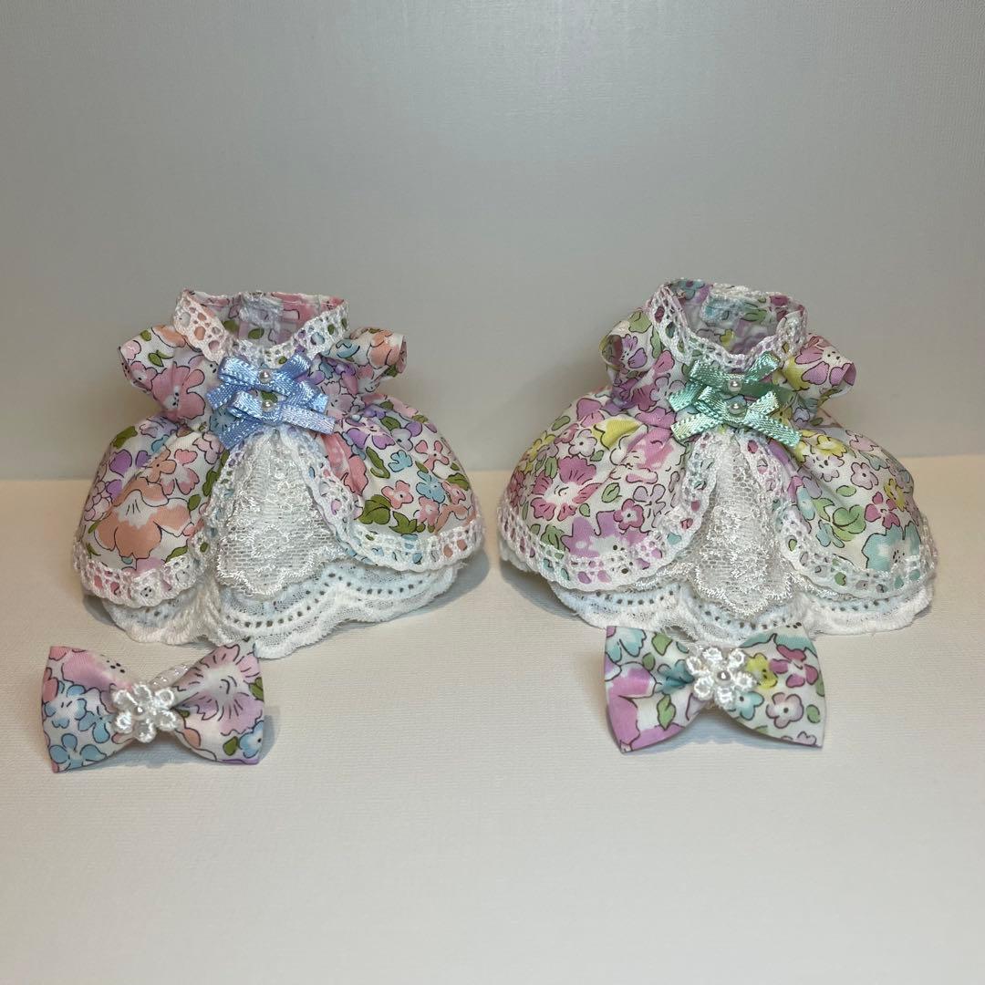 さらママ　ハンドメイド服　ミニチュアドールサイズドレス