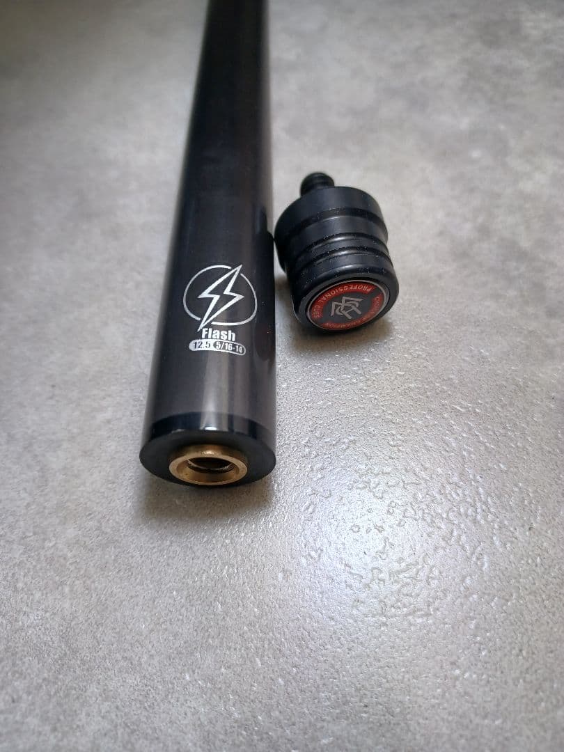ビリヤードキュー　 HOWフラッシュシャフト5/16 14山 カーボンシャフト