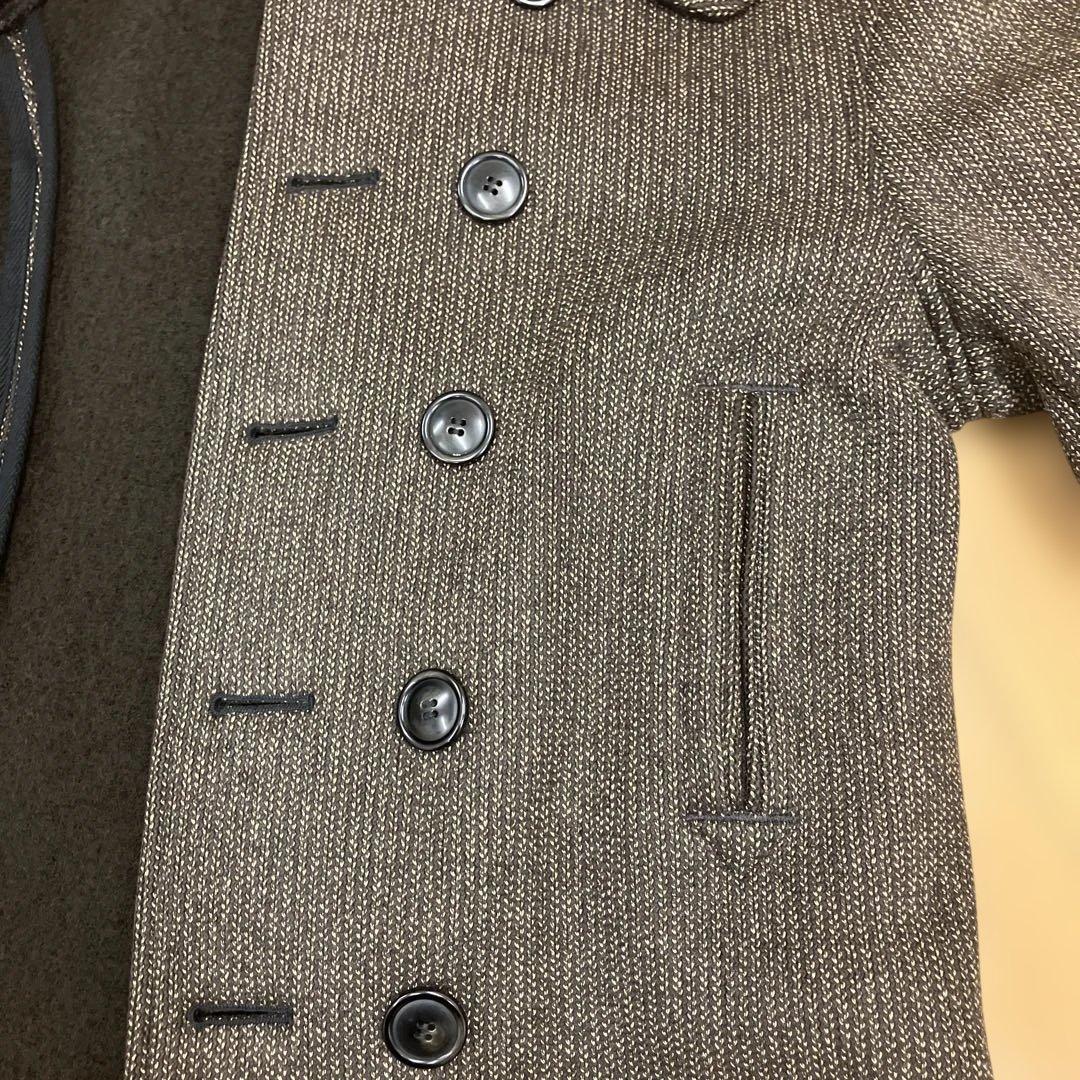 ヤ*ス様 激シブラディアル厚手ブラウンズビーチ ビーチクロス ピーコート40