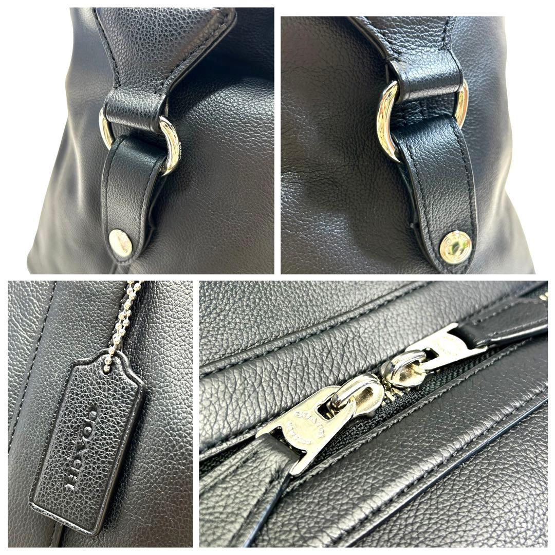 美品　COACH コーチ　F54765 レザー　2wayボストンバッグ　大容量