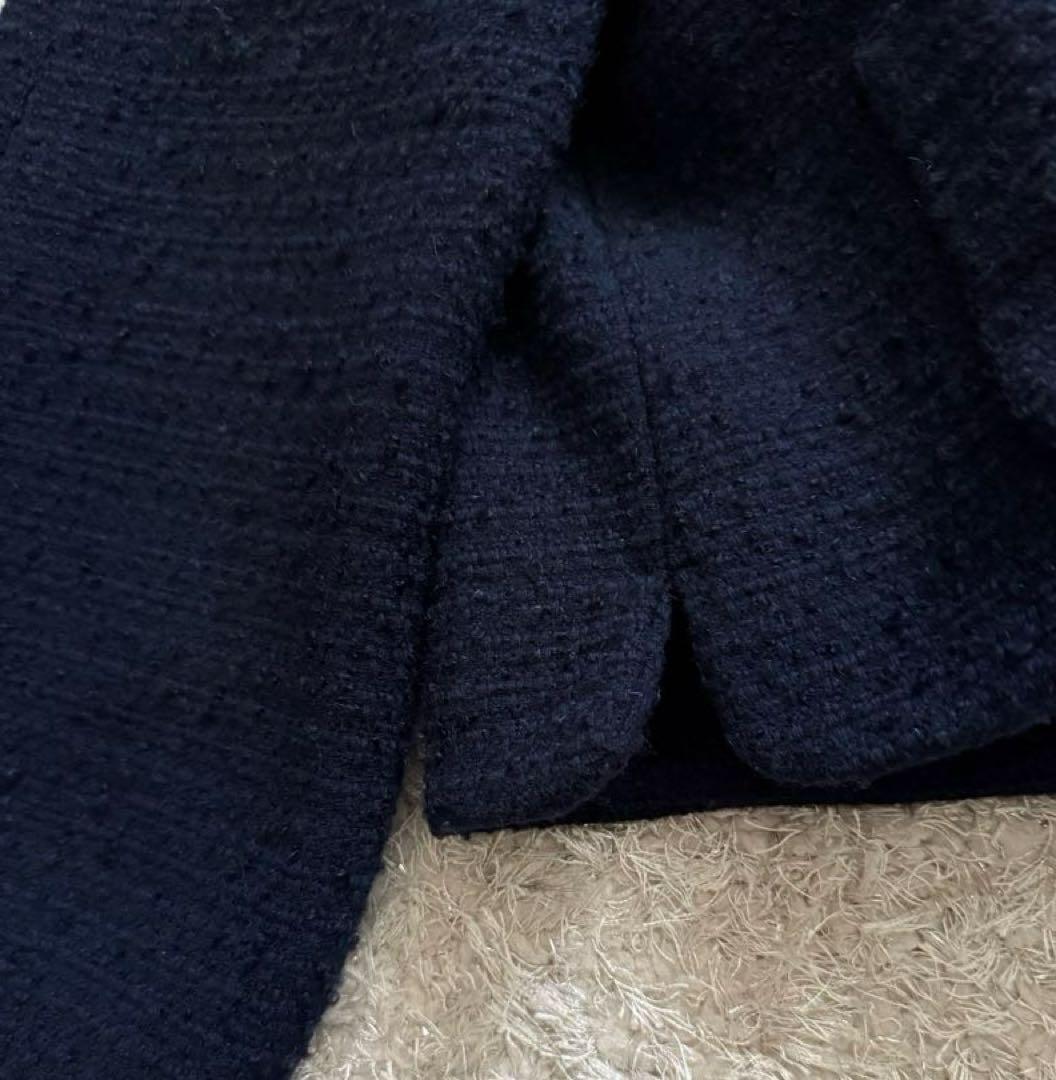 最終SALE★ドレステリア サスティナブルツイード】コクーンスリーブジャケッ ト