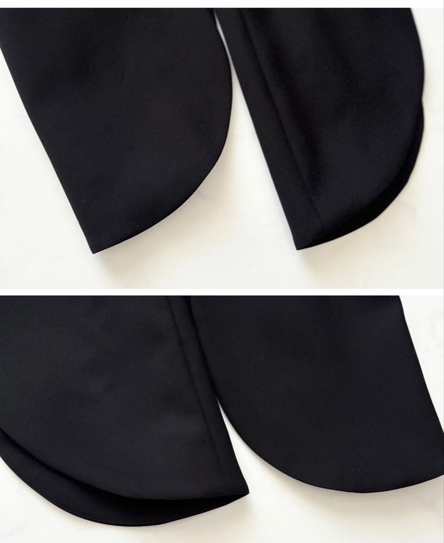 最終価格✨ ボーダーズアットバルコニー パール ノーカラー 黒 ジャケット