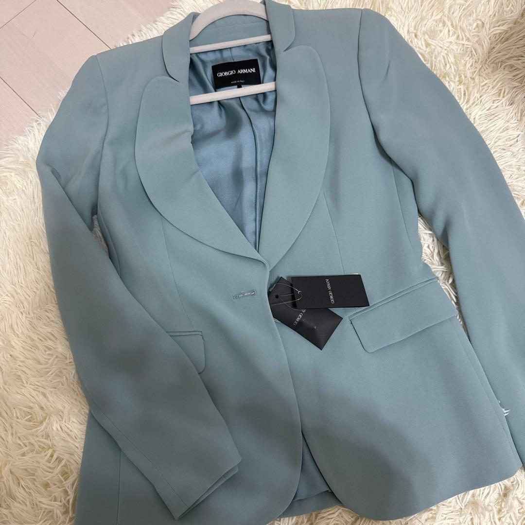 Giorgio Armani テーラードジャケット ミントグリーン