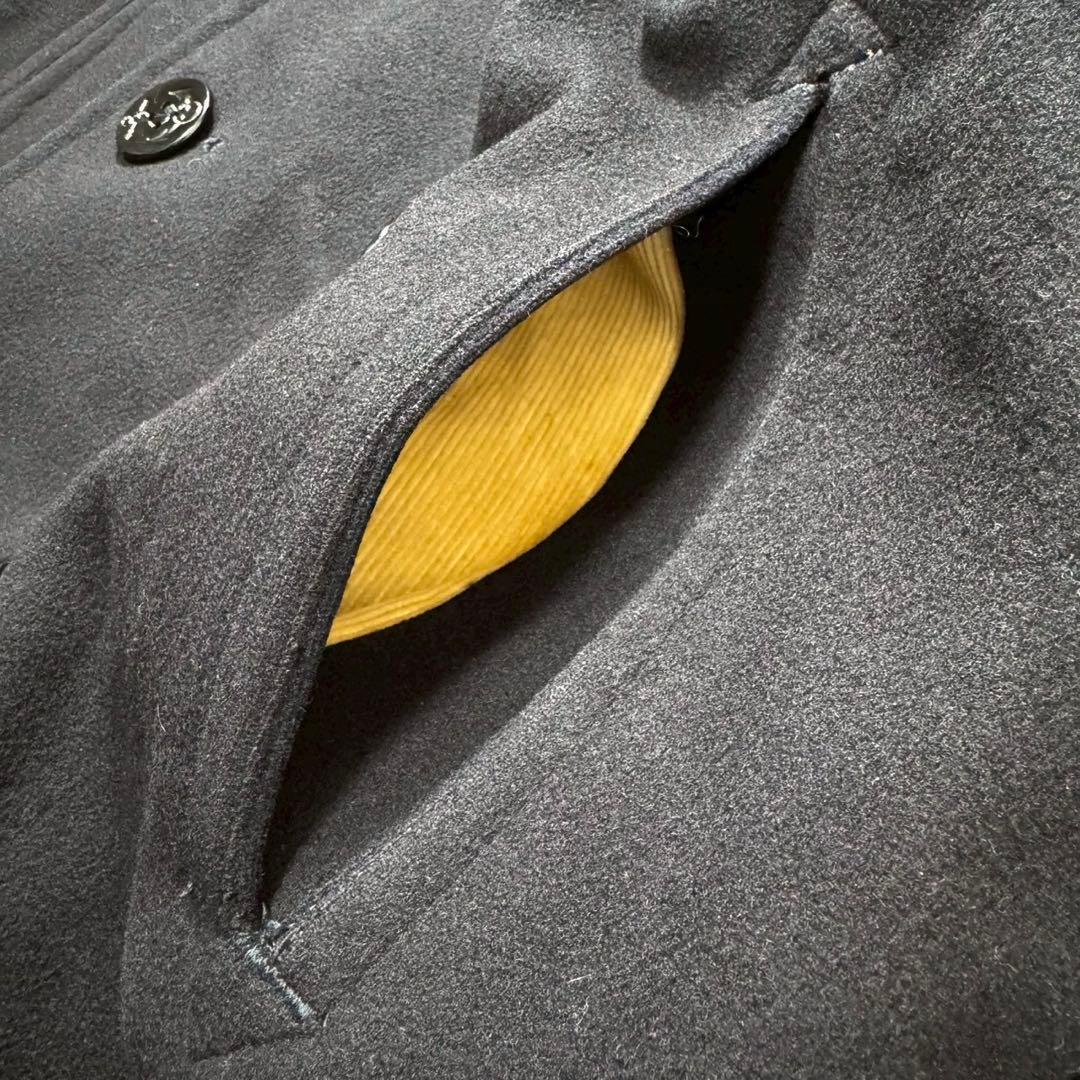 50s U.S.NAVY Pコート米軍実物アメリカ海軍ミリタリージャケット38