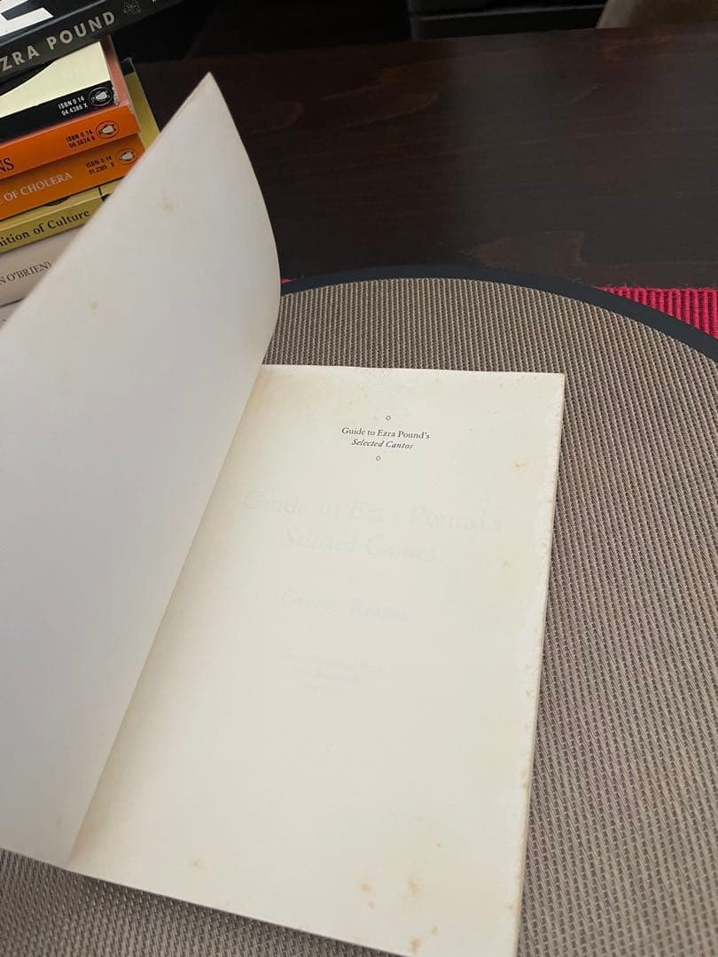 希少　Guide to Ezra Pound's Selected Cantos