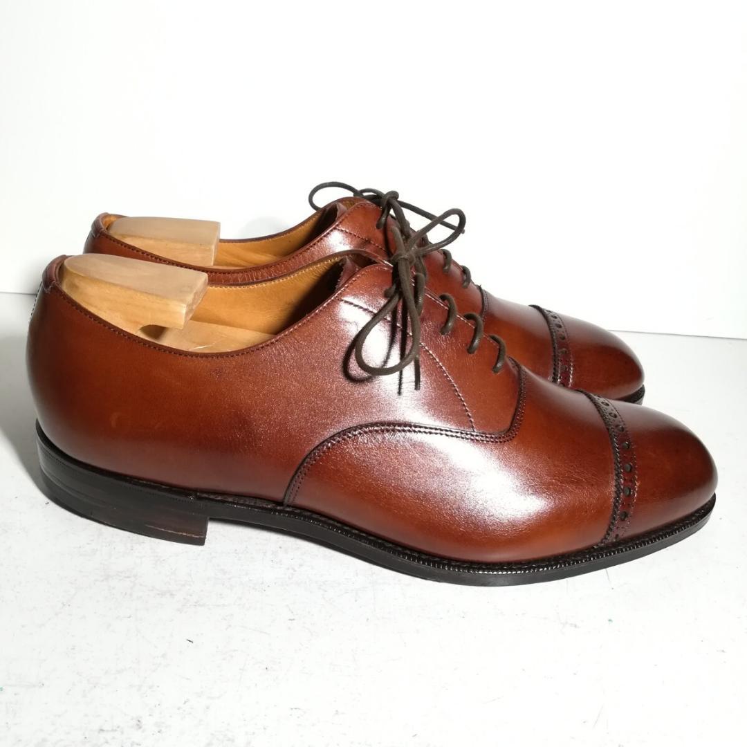 d0090 訳あり 未使用に近い エドワードグリーン 7 茶 Berkeley