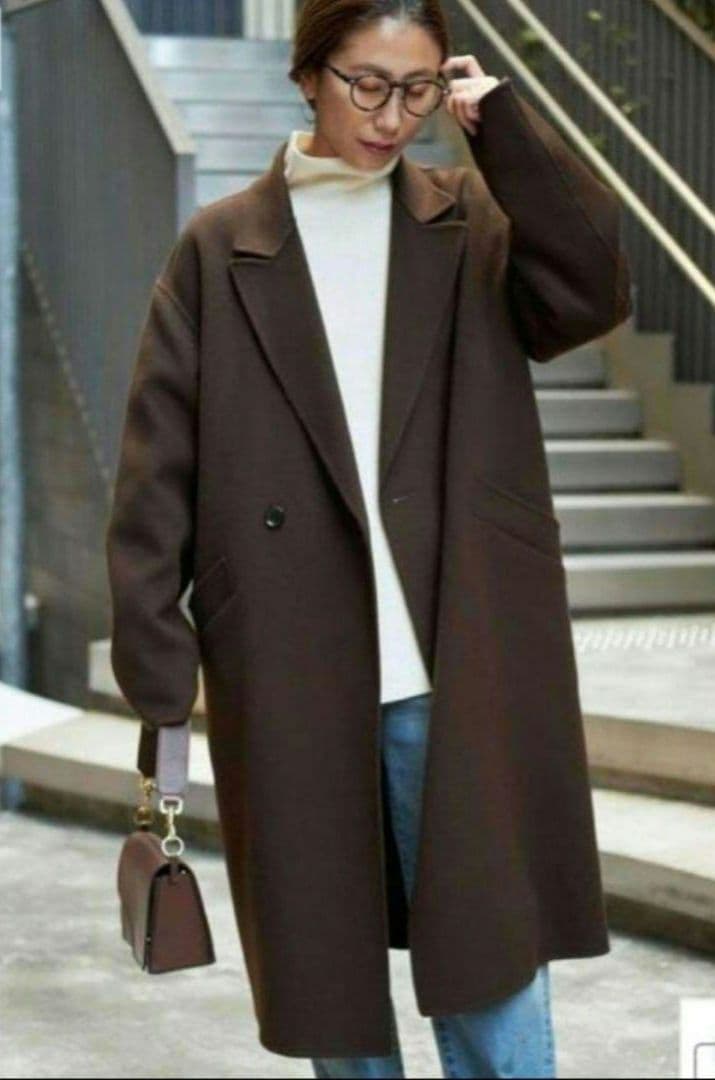 SUPER160sダブルブレストコート