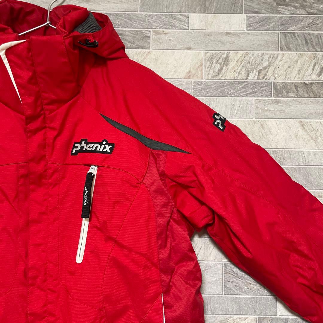phenix スキーウェア メンズ セットアップ 上下 レッド ブラック