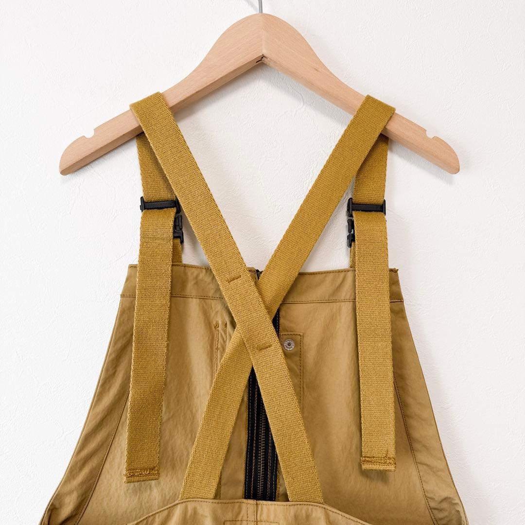 美品 RNA-N ツールポケオーバーオール サロペット ゆったり ベージュ