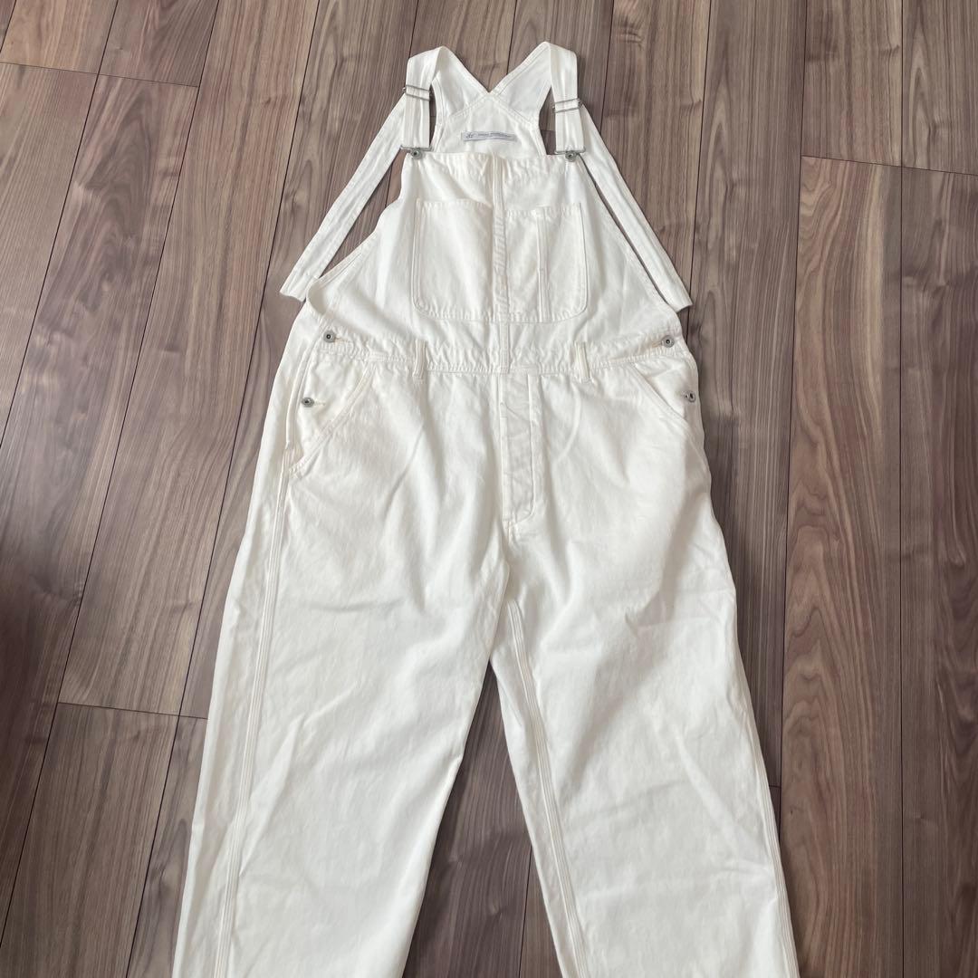 10日まで掲示☆定番人気☆オフホワイト オーバーオール☆
