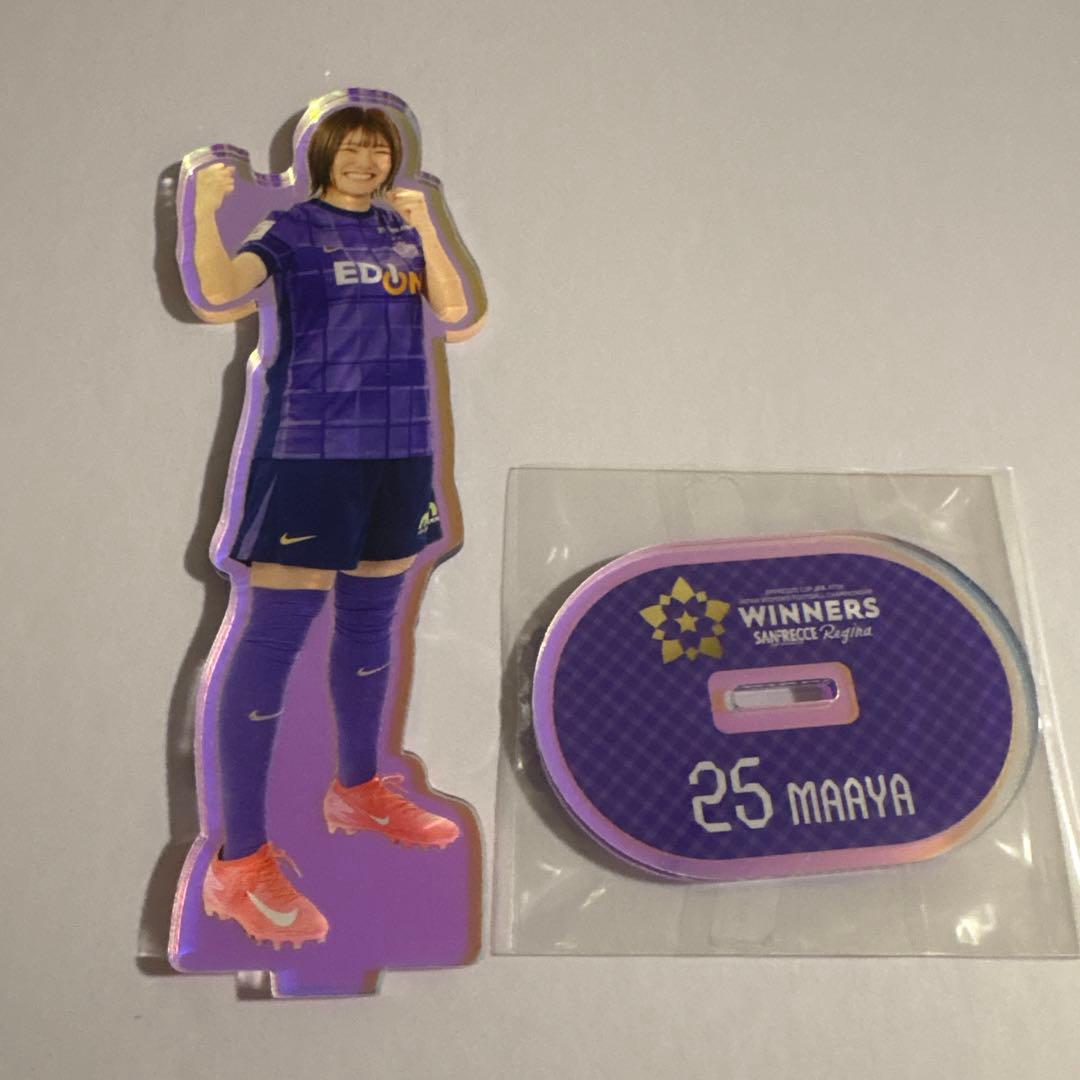 サンフレッチェ広島レジーナ　皇后杯優勝記念グッズ　オーロラアクリルスタンド