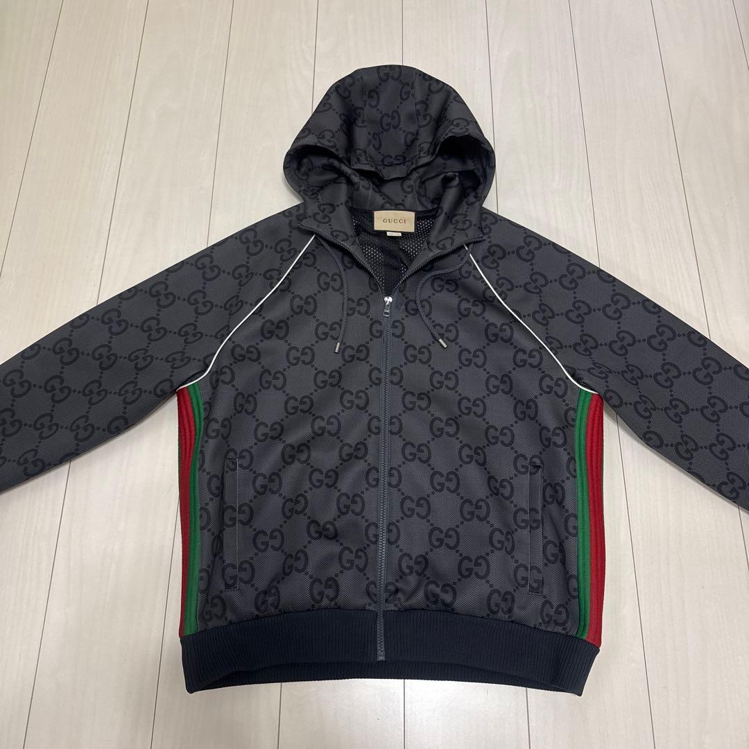 GUCCI ジャンボGG総柄 パーカー上下セットアップ