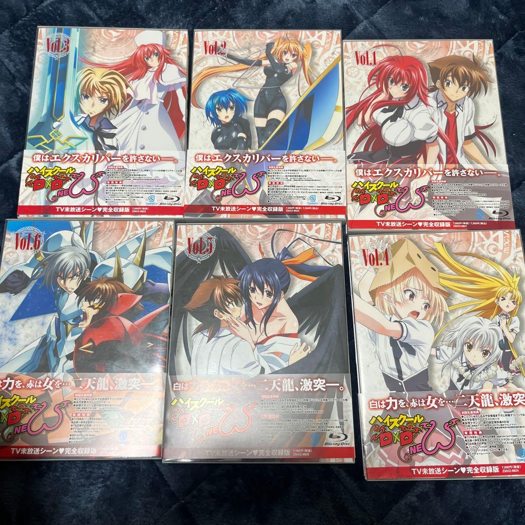 Blu-ray ハイスクールD×D NEW Vol.1〜6 初回生産限定版帯付き