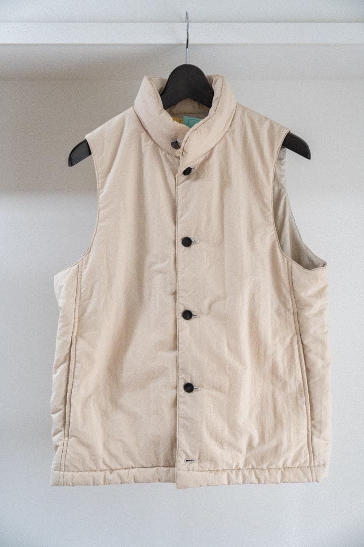 極美品】ポスタルコ　ボタンベスト　アイボリー　POSTALCO ユニセックス