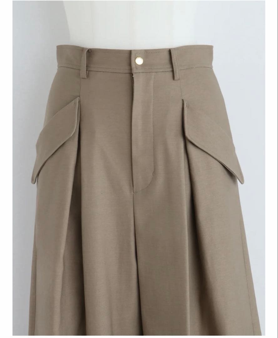 【GIRLISH St.cecilia】フラップワイドパンツⅡ