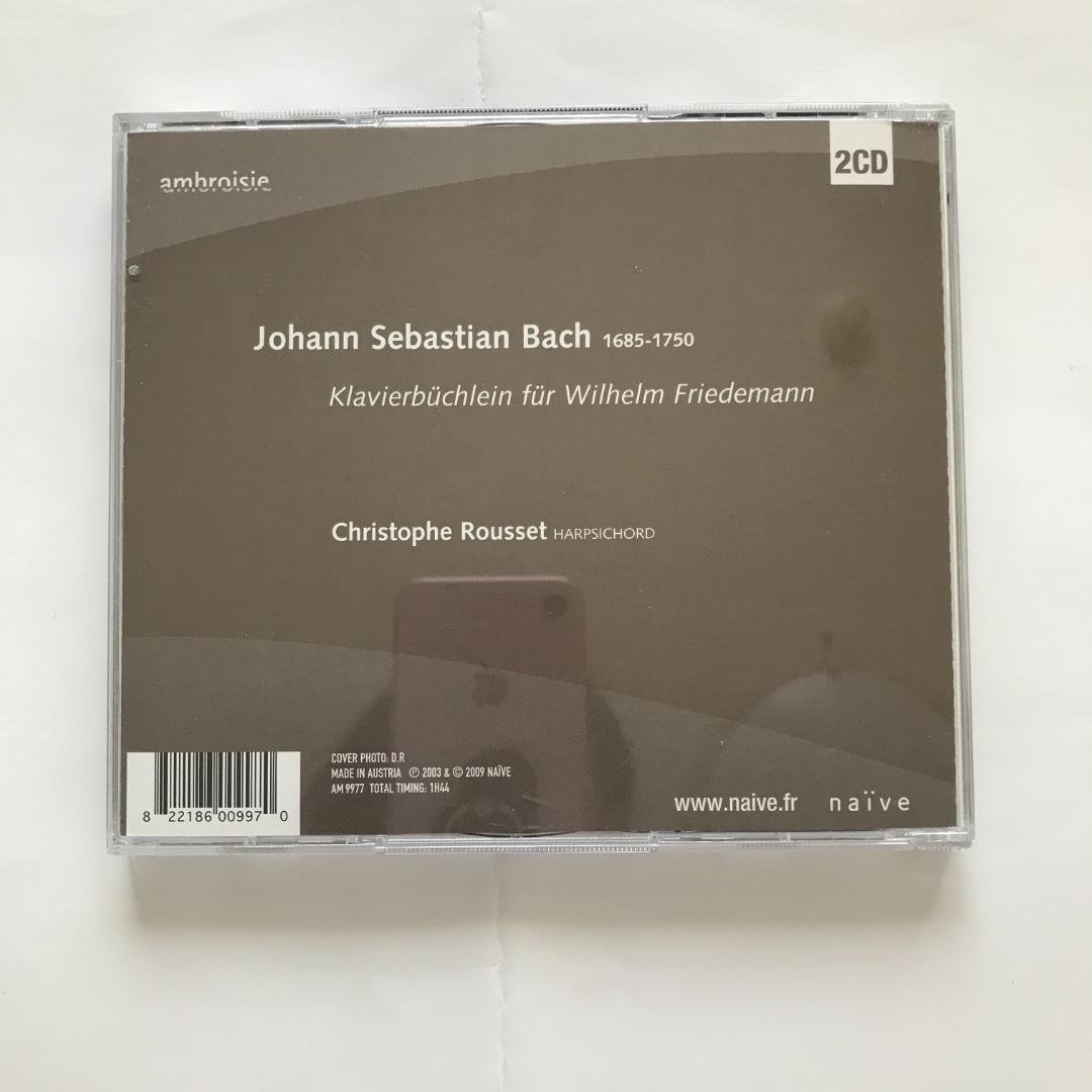 【廃盤】クリストフ・ルセ：J.S.Bach鍵盤音楽（チェンバロ)作品集（６CD）