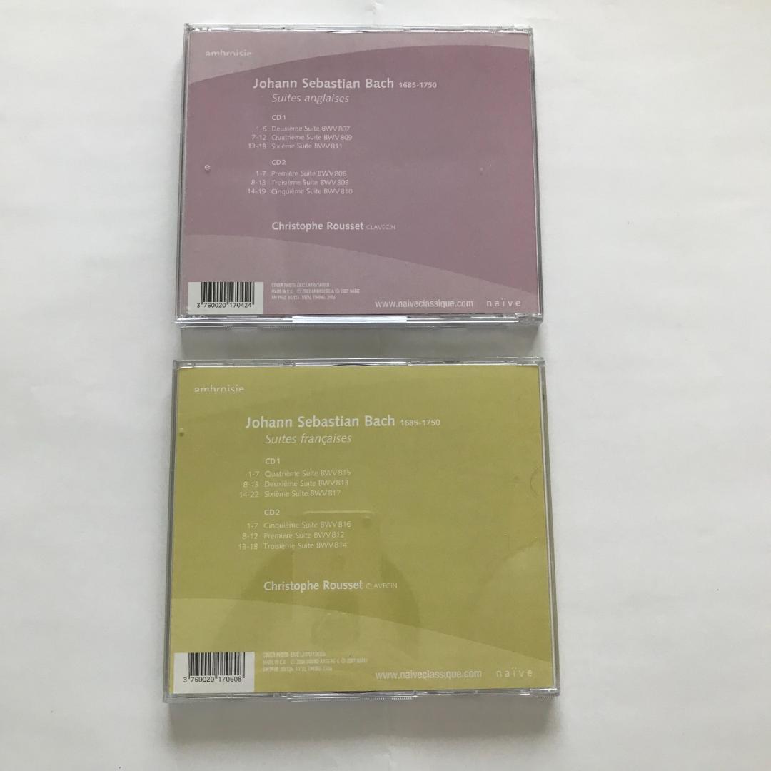 【廃盤】クリストフ・ルセ：J.S.Bach鍵盤音楽（チェンバロ)作品集（６CD）