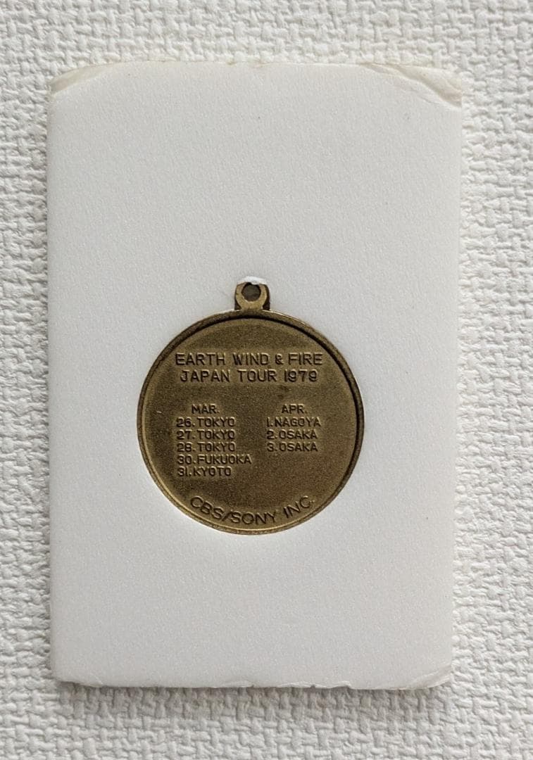 EARTH WIND & FIRE 黙示録（I am） LPレコード＋記念メダル