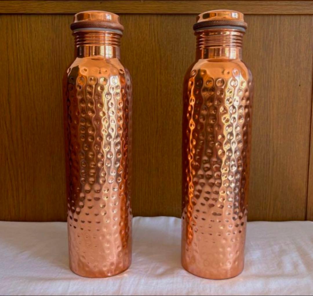 subaru33様６本まとめ買い新入荷　純銅製ウォーターボトル　アーユルヴェーダ