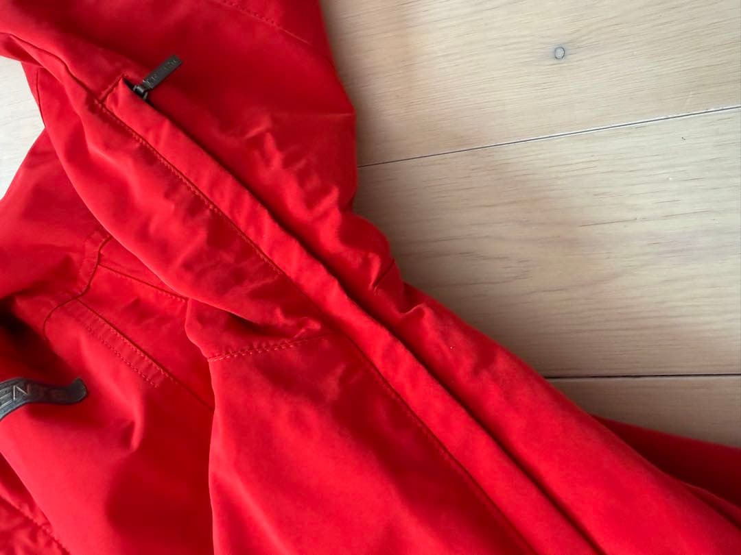 DESCENTE スキーウェアセット (M)赤/グレー