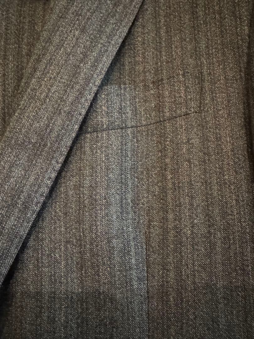 未使用！エトロ ブルーグレーストライプ48