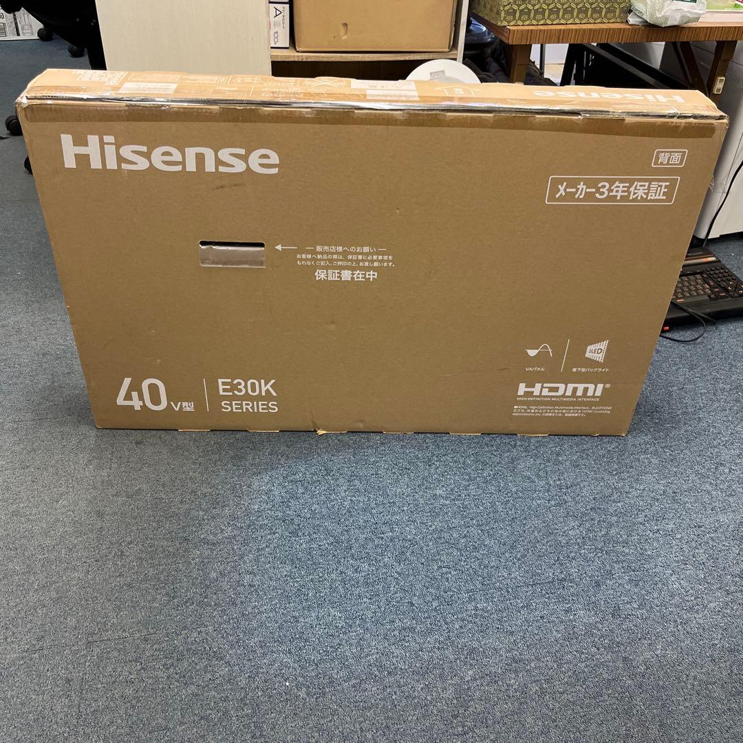 Hisense 40v型 2024年製 液晶テレビ 40E30K