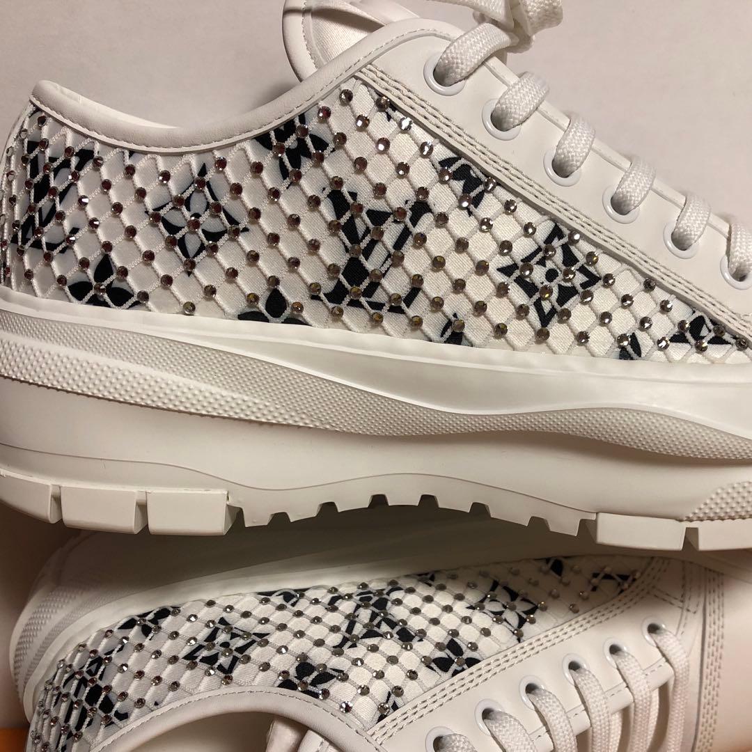未使用品❤️LVラインストーンスクァッド・ライン スニーカー