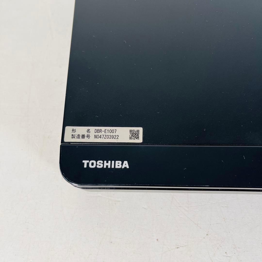 東芝ブルーレイレコーダー DBR-E1007 2017年製 完動美品