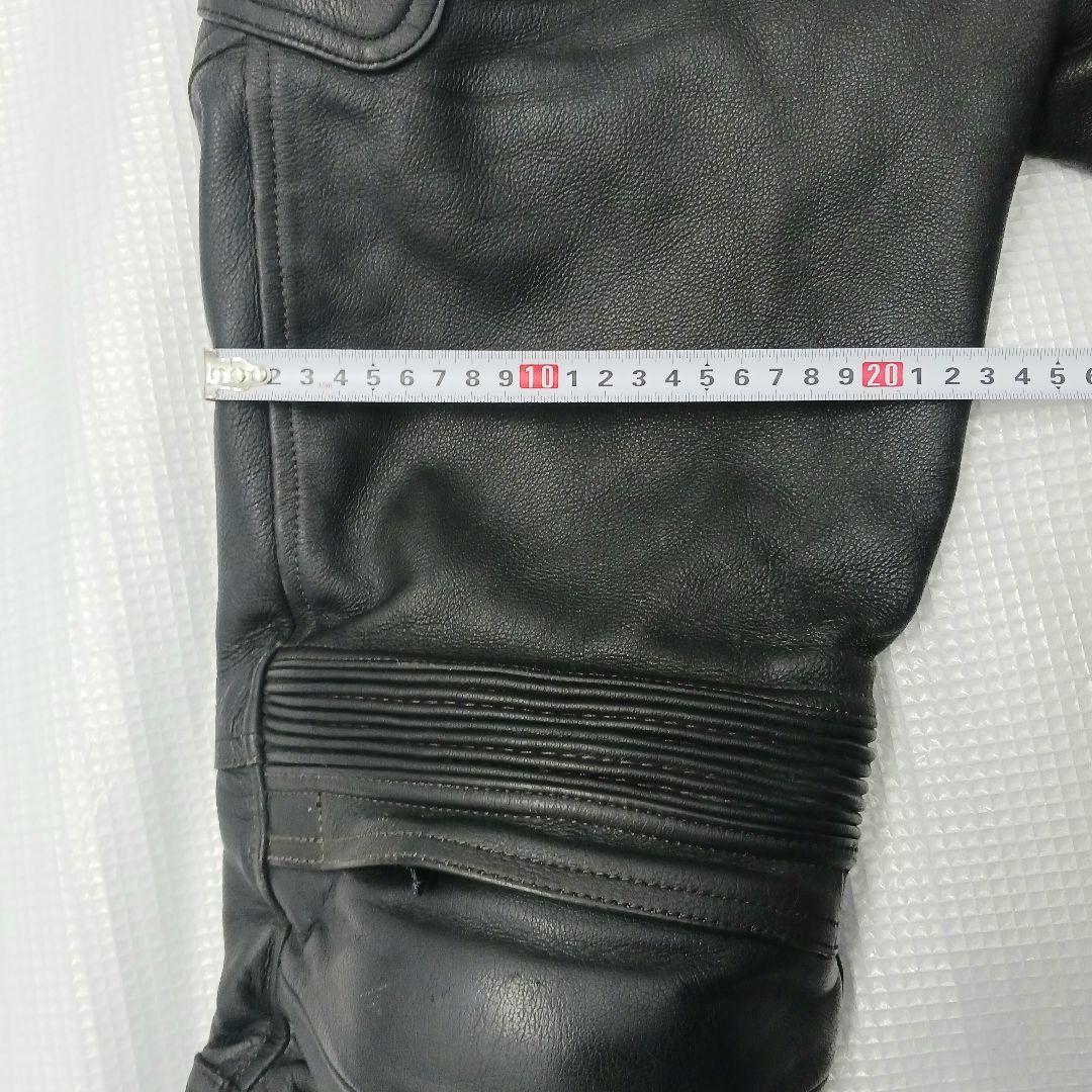 NANKAI　ライダースパンツ 膝プロテクター　ブラック　レザー　LLサイズ