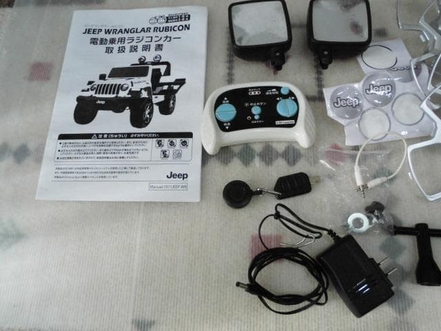 子供が乗れる電動ラジコンカー　＜Ｊｅｅｐ＞2人乗り可能　現役動作品