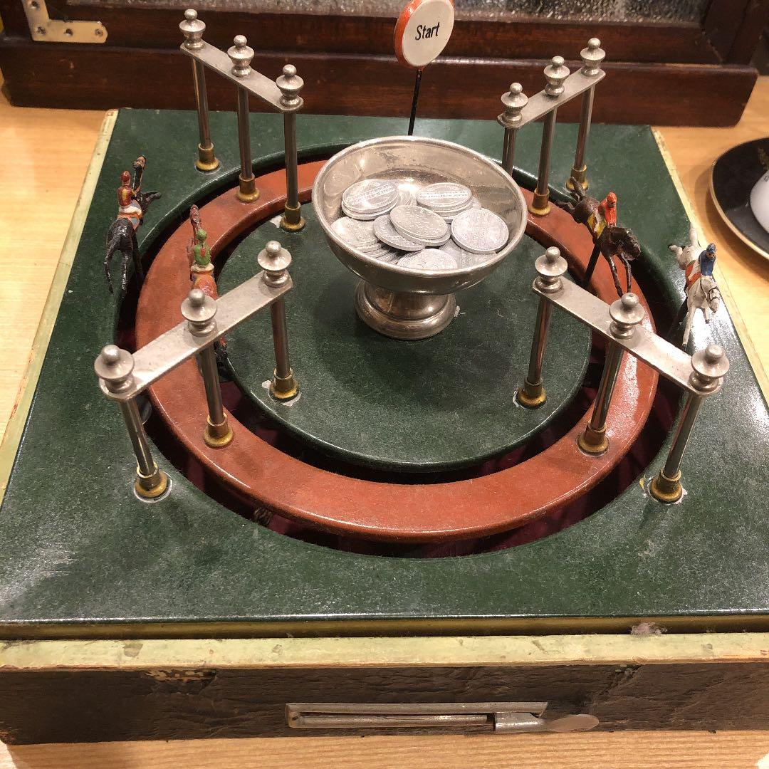 T・I　アンティーク　ドイツ製　卓上競馬ゲーム機