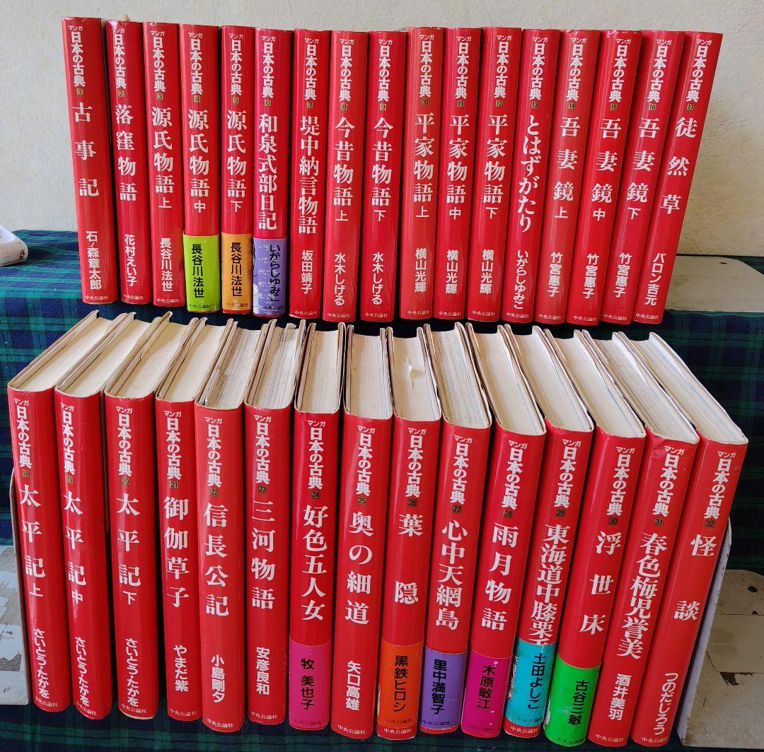 【単行本】マンガ日本の古典　全32巻　中央公論社